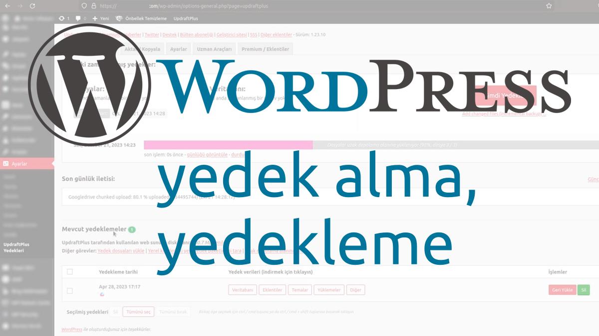 wordpress yedek alma kapak görseli